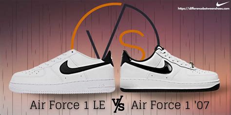 air force 1 le vs 1 07